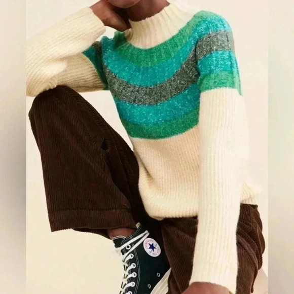 Greylin Megan Striped Sweater XS - Picture 1 of 8